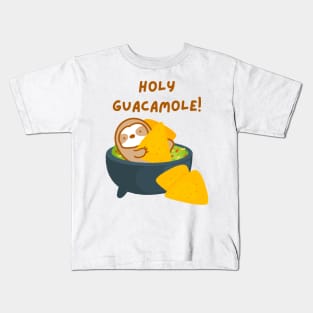 Holy Guacamole Sloth Kids T-Shirt